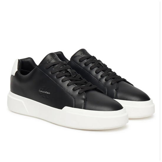 Calvin Klein Leather Durable Traction NYC Trainers